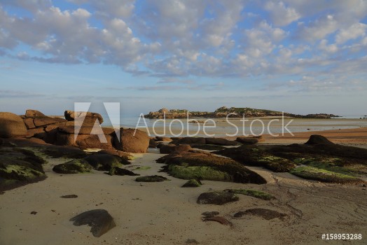 Image de Cte de granit rose plage de Tregastel cte dArmor Bretagne France